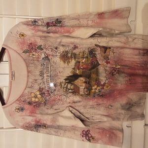 Beauty of Country top X large. From Cracker Barrel